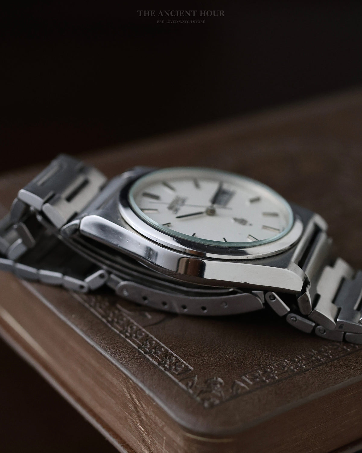 JDM VINTAGE SEIKO LORD QUARTZ Ref 7853-7010 KANJI DAY-DATE CALENDAR