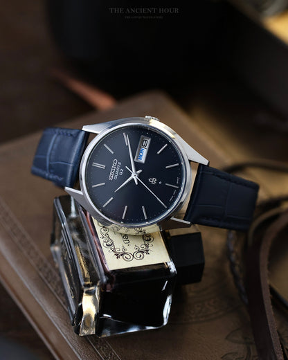 1975 Vintage Seiko Quartz QZ 0923-8000 Kanji Day Calendar