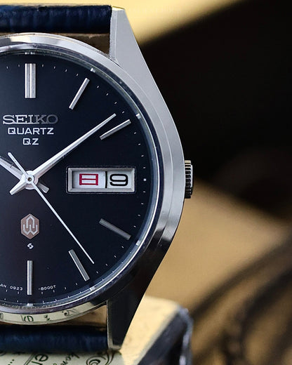 1975 Vintage Seiko Quartz QZ 0923-8000 Kanji Day Calendar