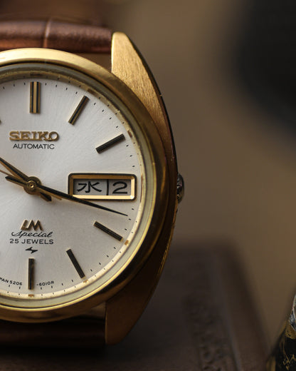 1971 Seiko Special LM Gold plated 5206-6030 Automatic Watch