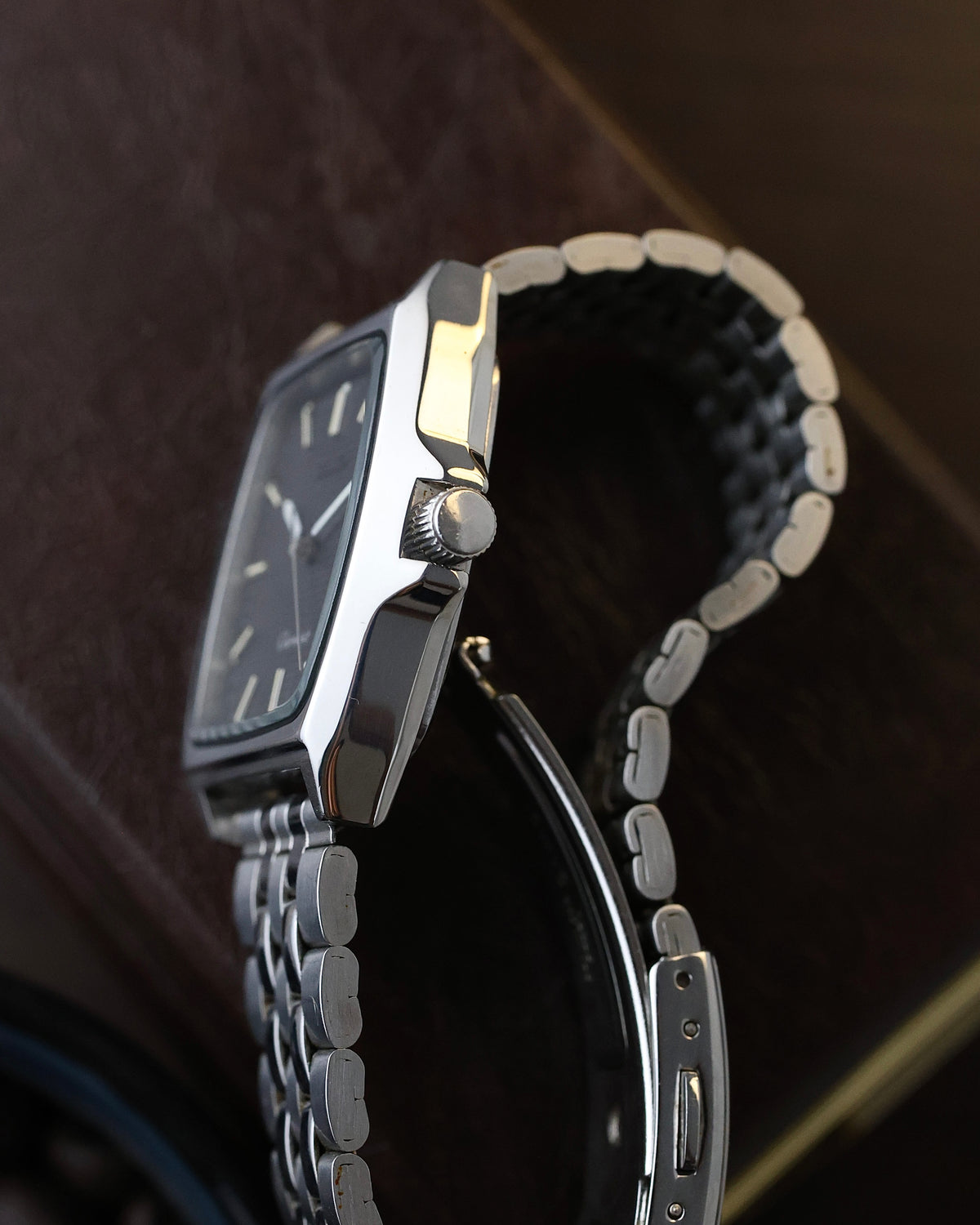Vintage Seiko Chronos Tonneau – Black Radiator Dial