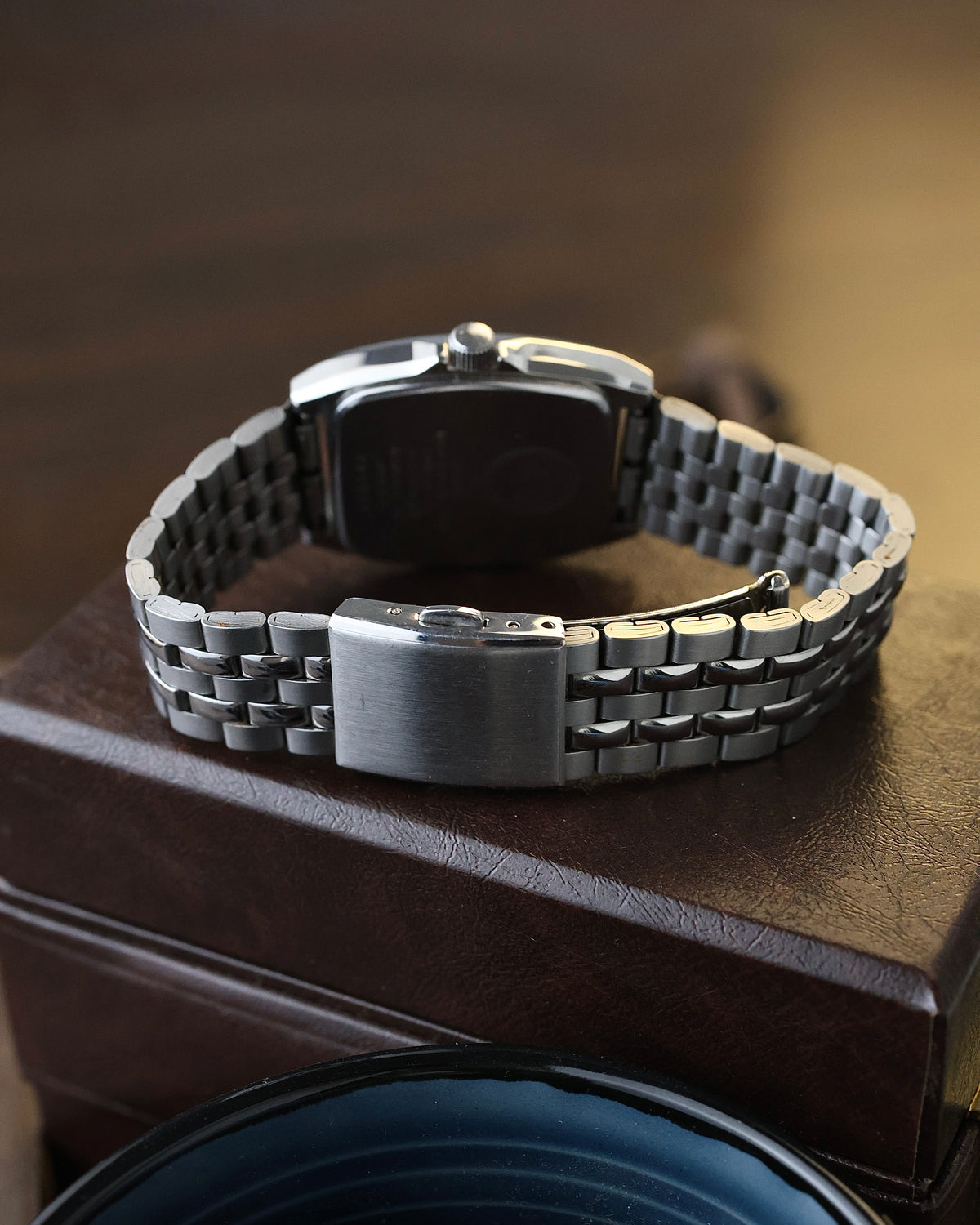 Vintage Seiko Chronos Tonneau – Black Radiator Dial