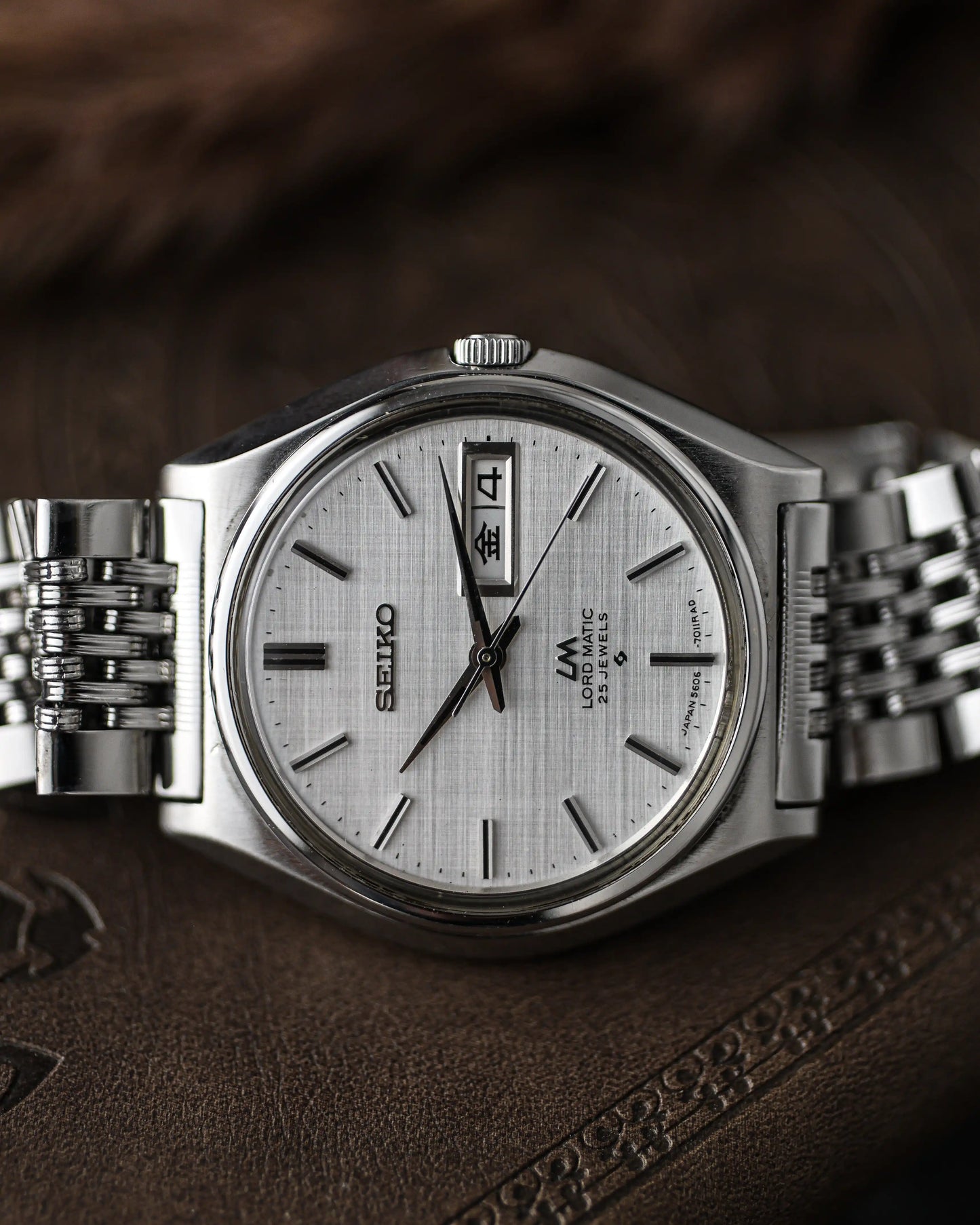 1969 Vintage Seiko LM Linen texture dial Ref. 5606-7010