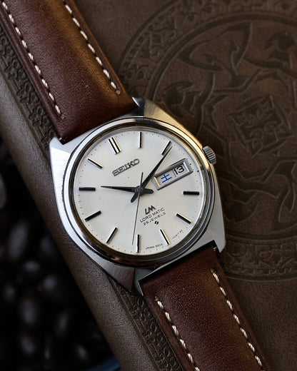 Vintage JDM Seiko LM 5606-7000 White Sunburst dial- Watch for sale