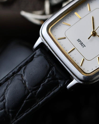 Vintage Seiko Spirit Tank shaped Quartz Ref. 7N01-5210 Watch for sale
