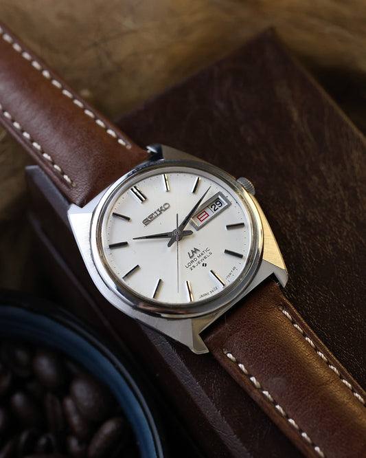 Vintage Seiko LM 5606-7000 White Sunburst dial- Quickset Star Watch for sale