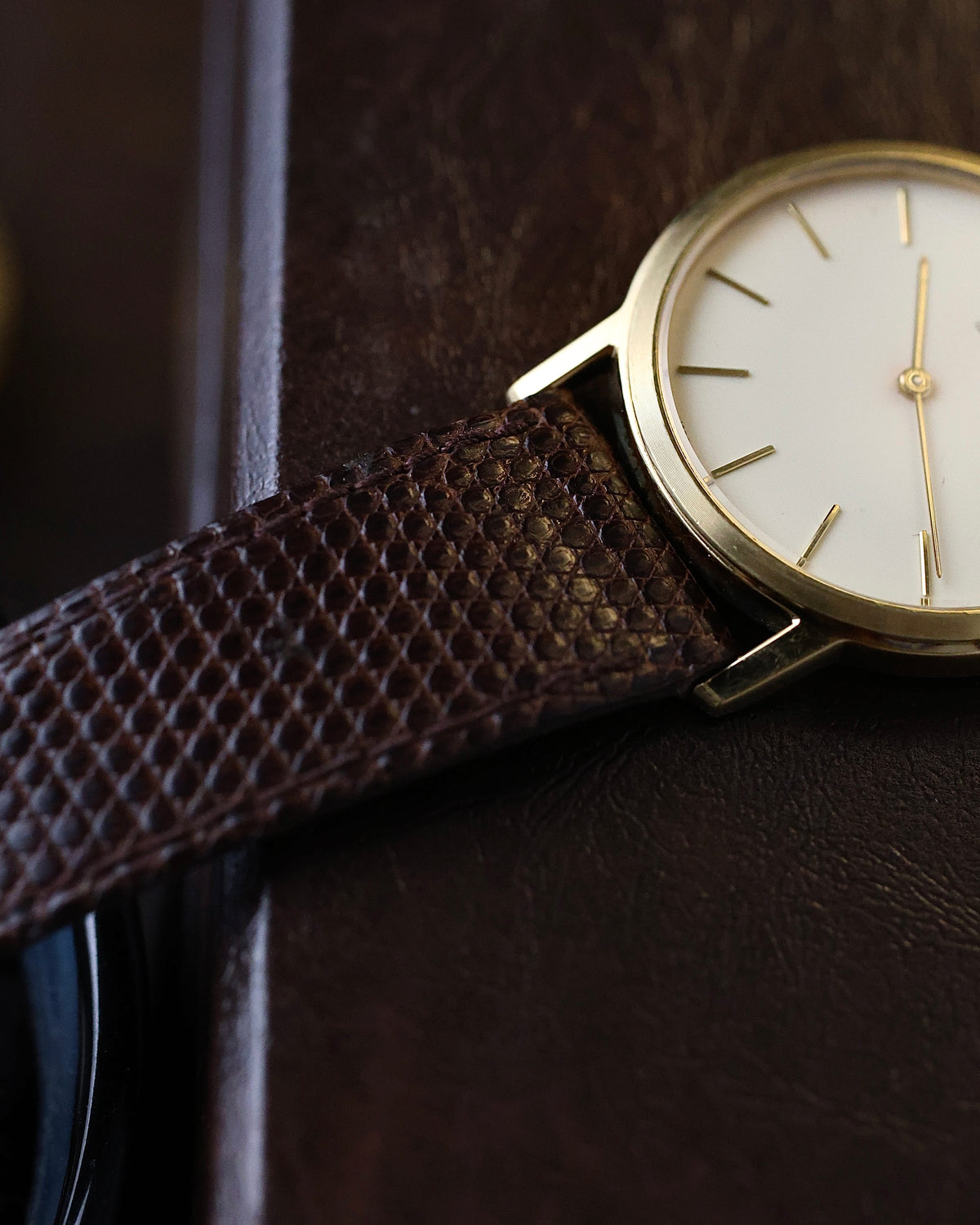 Seiko SGP Retro Slim Case Chariot quartz - 2620 - Original Seiko leather strap & Buckle Men's watch for sale