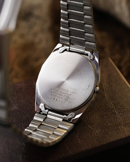 Seiko Shutter Lines Textured Dial - Tank Case & Seiko buckle Ref. V743-5A00