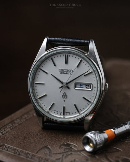 Vintage Seiko Quartz Ref 7546-8350 Kanji day/date calendar