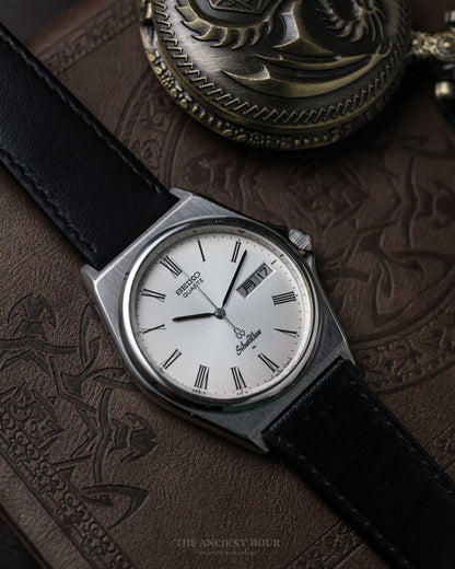 Vintage Seiko Quartz SilverWave Ref 5933-7020 Roman dial