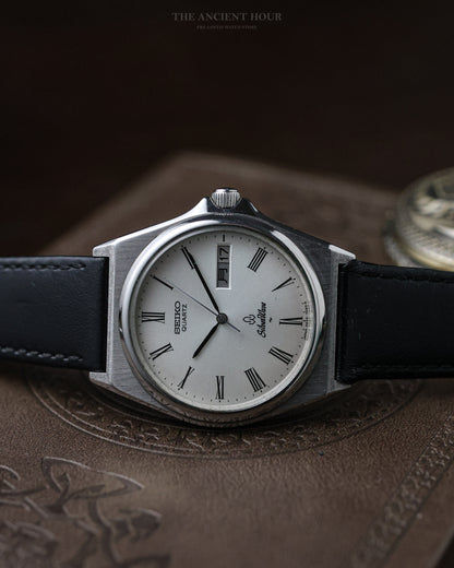 Vintage Seiko Quartz SilverWave Ref 5933-7020 Roman dial