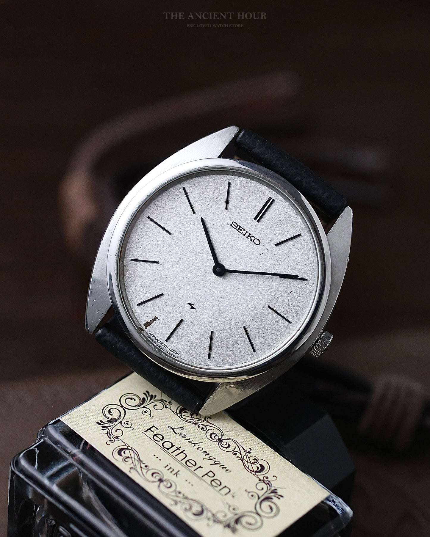 VINTAGE SEIKO CHARIOT 2220-1060R HI-BEAT DRESS WATCH