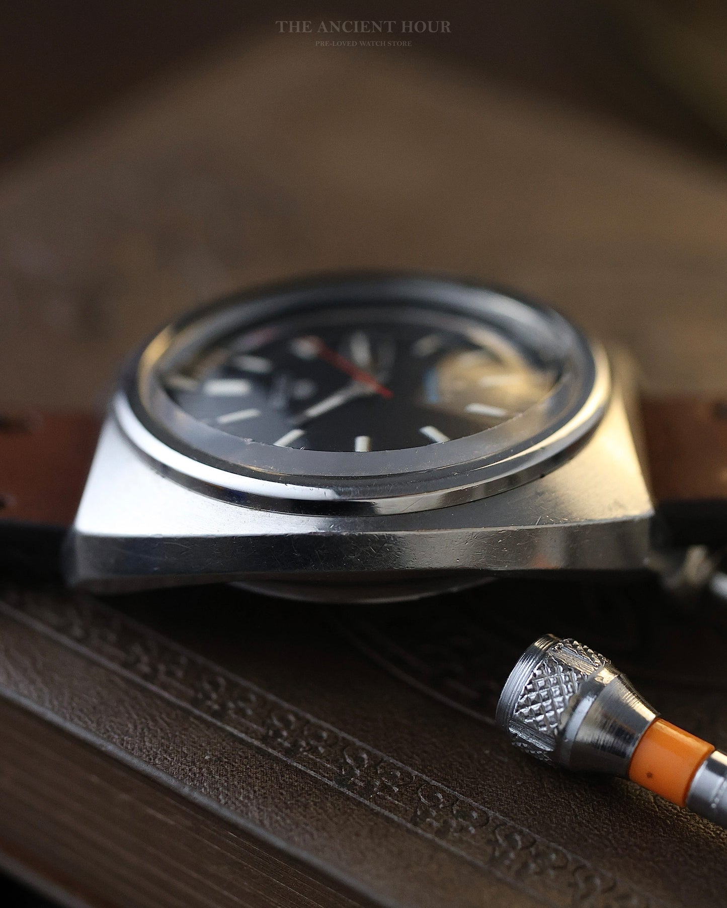 1974 Vintage Seiko 5 Sports 6119-6020 Black Dial