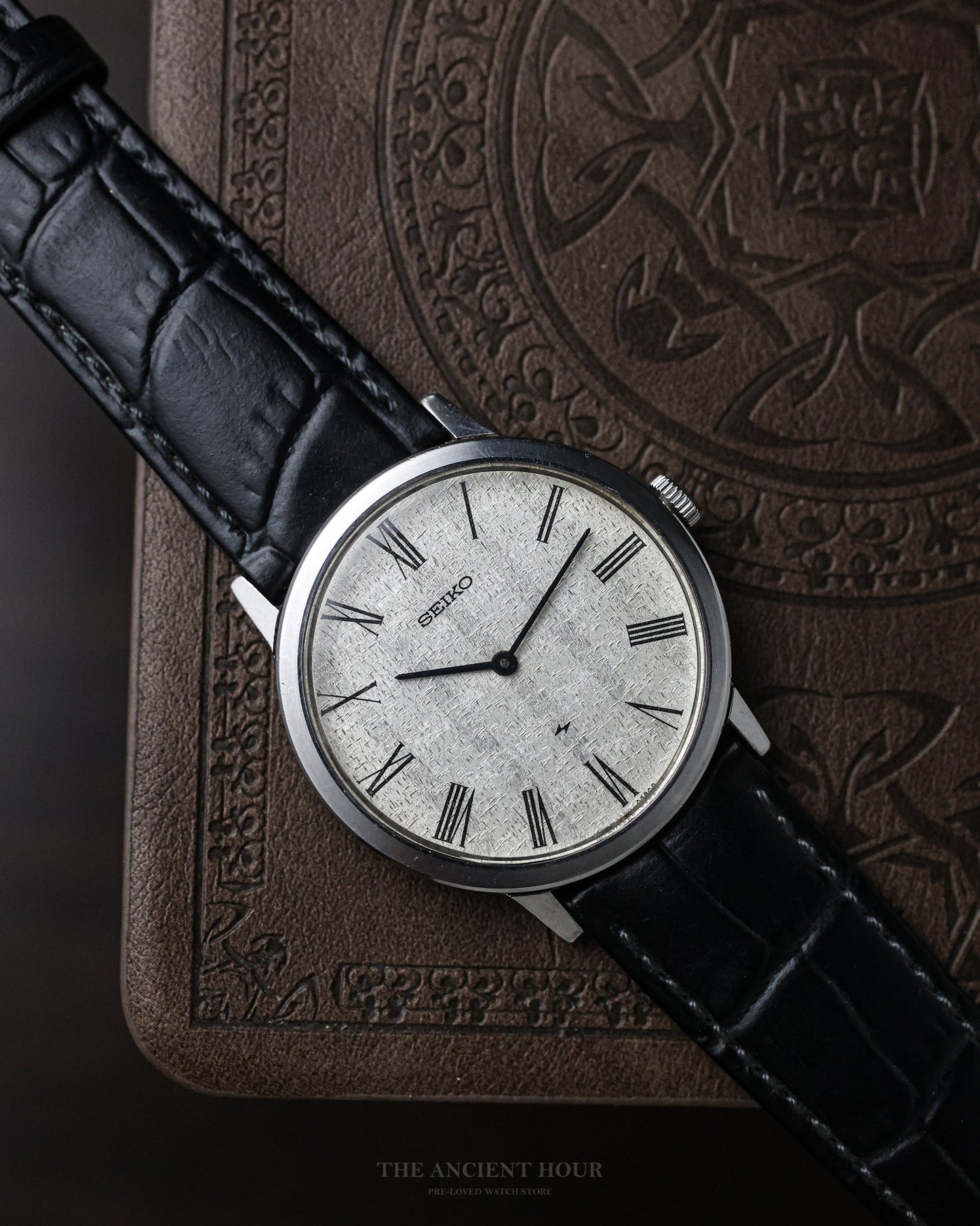 Vintage Seiko Chariot Ref. 2520-0090 Checkered grid dial