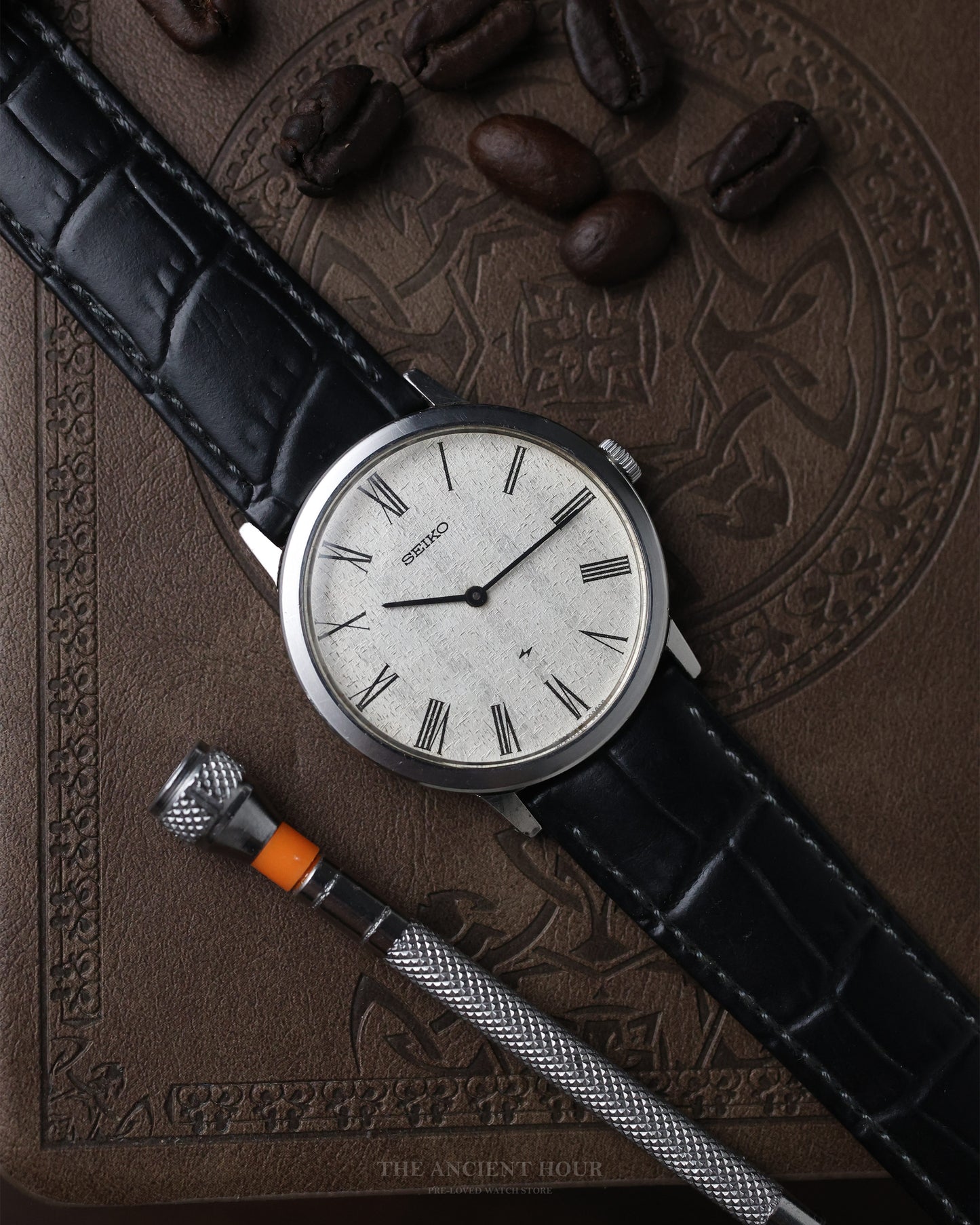 Vintage Seiko Chariot Ref. 2520-0090 Checkered grid dial