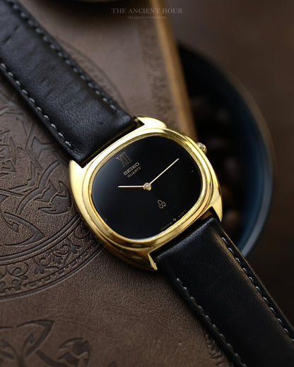 Vintage Seiko Quartz – Two-Tone Dial | Ellipse Case | Made in Japan