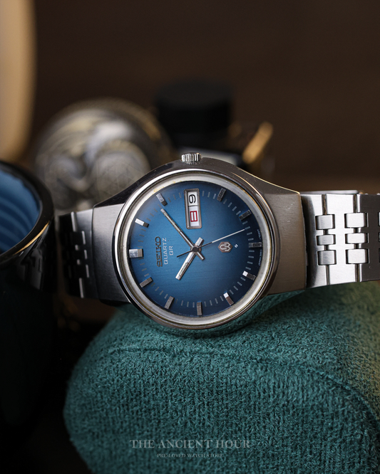 Seiko QR Blue