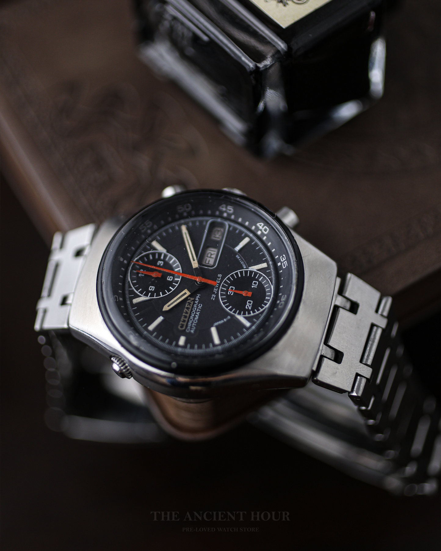 1974 Vintage Citizen Spider Flyback Automatic Chronograph Ref. 4-901045TA Watch