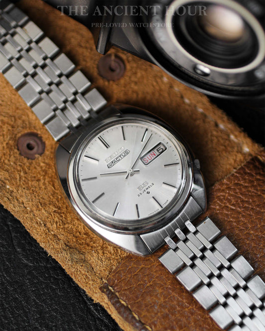 Seiko 5 Actus - 6106 Automatic movement - White linen dial
