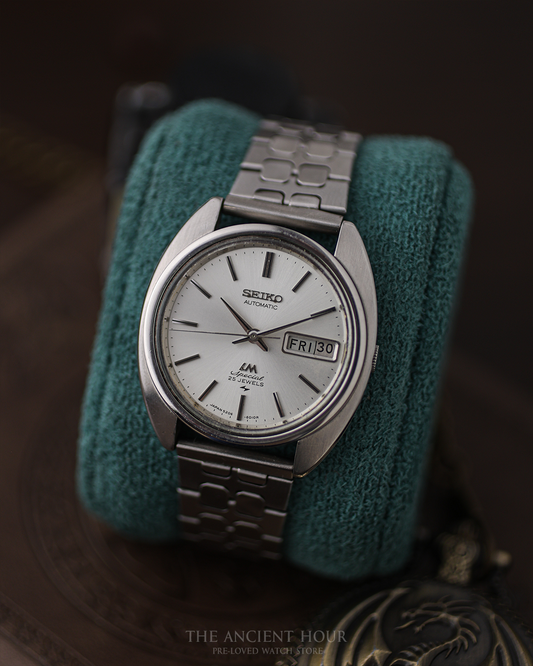 Vintage Seiko Special LM Cushion Case 5206-6010 Automatic