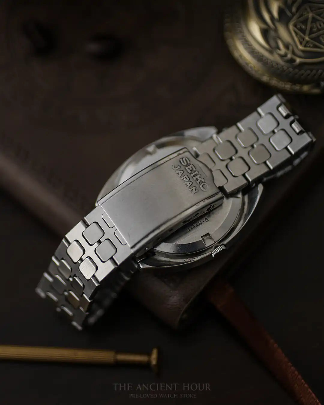 1970s Vintage Seiko Special LM Cushion Case 5206-6010 Automatic