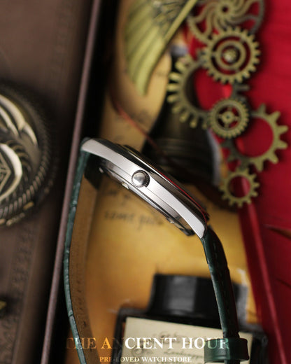 1972 Seiko Lord Matic 5606-7580 Fume Green Sunburst Dial