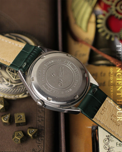 1972 Seiko Lord Matic 5606-7580 Fume Green Sunburst Dial