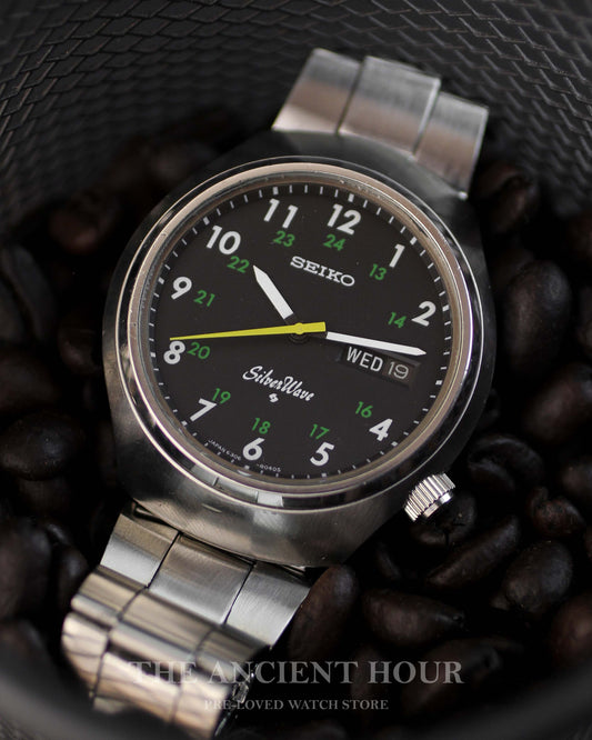 Rare Seiko Silverwave - Ref no.6306-8060 Automatic kanji day/date calendar