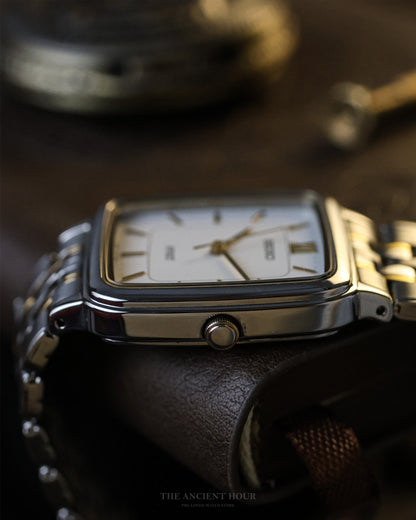1998 VINTAGE SEIKO SPIRIT 7N01-5210  TANK shaped case